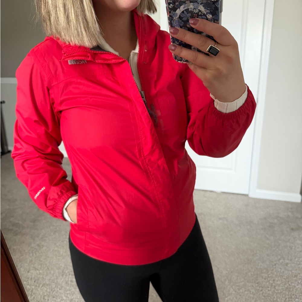 The North Face Red Rain Jacket Boys Large or Women’s XS